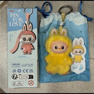 Yellow Plush Keychain with Gift Bag